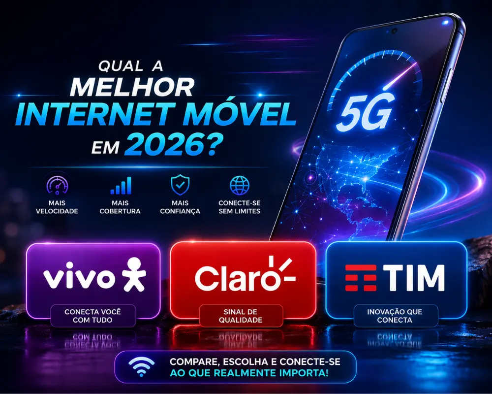 Qual a Melhor Internet Móvel em 2026?